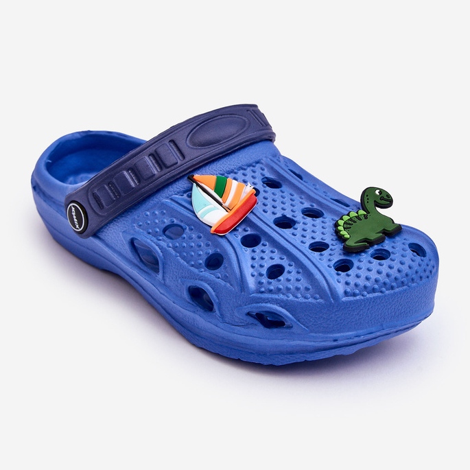Dječje pjenaste lagane Crocs tobogane Blue Sweets plava 1