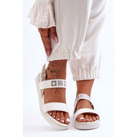 Ženske ravne sandale Big Star LL274939 Bijele bijela 2