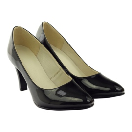 Crne lakirane pumpe ZUZA 128 crna 4