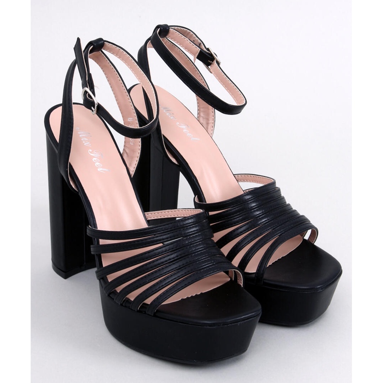 Sandale na platformi Taboo Black crna 1