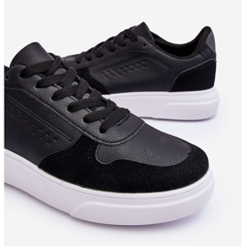 WJ1 Muške crne sportske cipele Castiel na vezanje crno 2