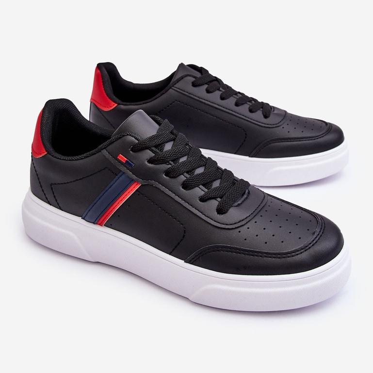 WJ1 Muške klasične tenisice crno-crvene Enrique 1