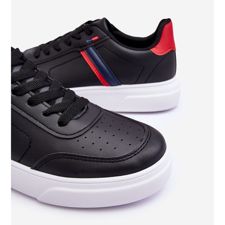 WJ1 Muške klasične tenisice crno-crvene Enrique 2