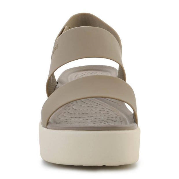 Crocs Brooklyn niske sandale na klin W 2064-53-2YI bež 1