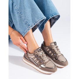 Ženske Big Star tenisice KK274112 smeđa 1