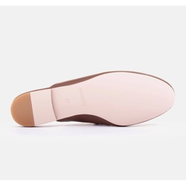 Marco Shoes Papuče s ukrasom smeđa 2
