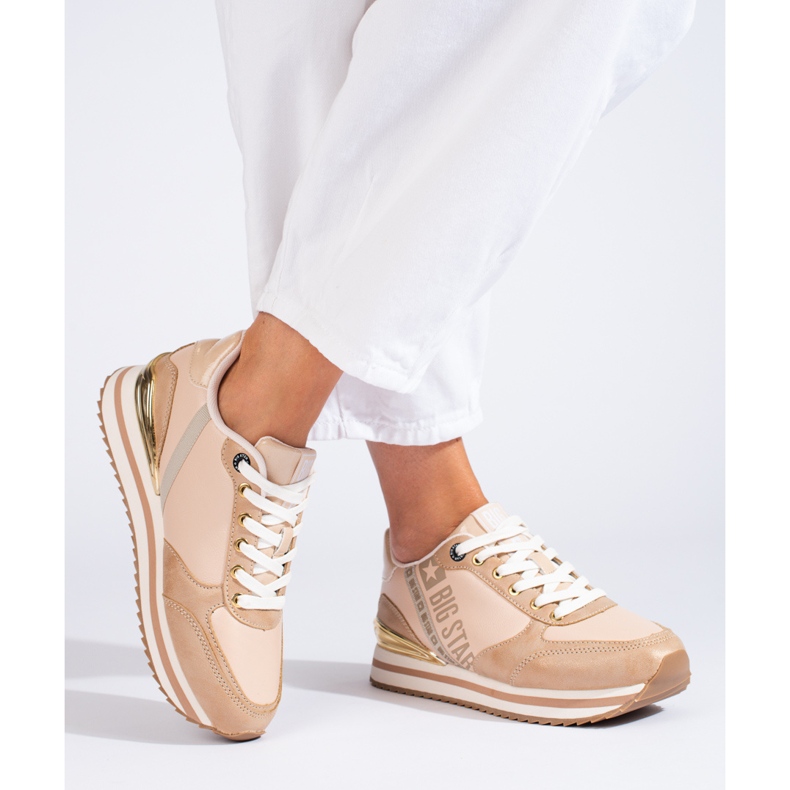 Ženske Big Star tenisice KK274437 smeđa 1