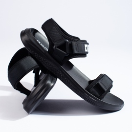 Big Star HH174842 muške crne sandale crna 2