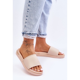 Ženske papuče s platformom Big Star LL274933 Bež 2