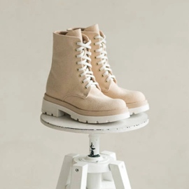 Marco Shoes Pamučne opružne čizme 2090B-1265-4 bež 2