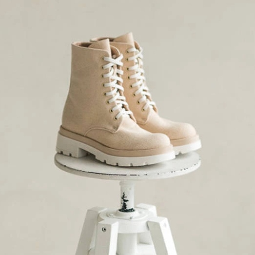 Marco Shoes Pamučne opružne čizme 2090B-1265-4 bež 2