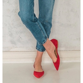 Marco Shoes Balerinke s petom crvena 2