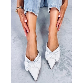 Balerinke s otvorenom petom marke Loon White bijela 2