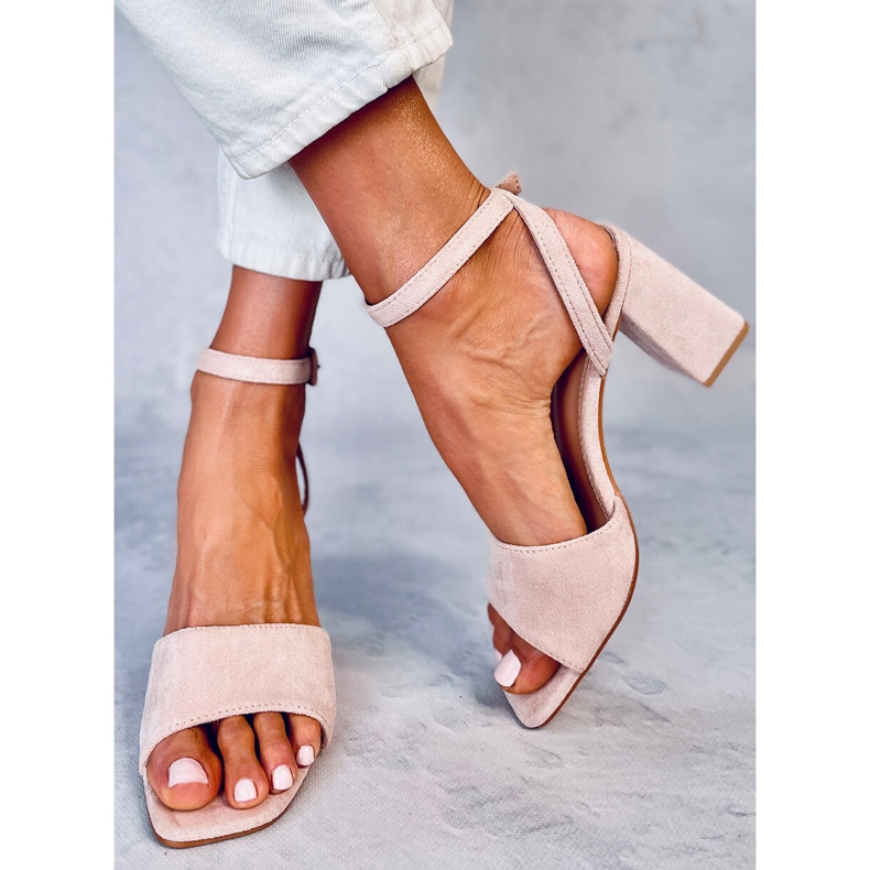 Sandale na post Loya Pink ružičasta 1