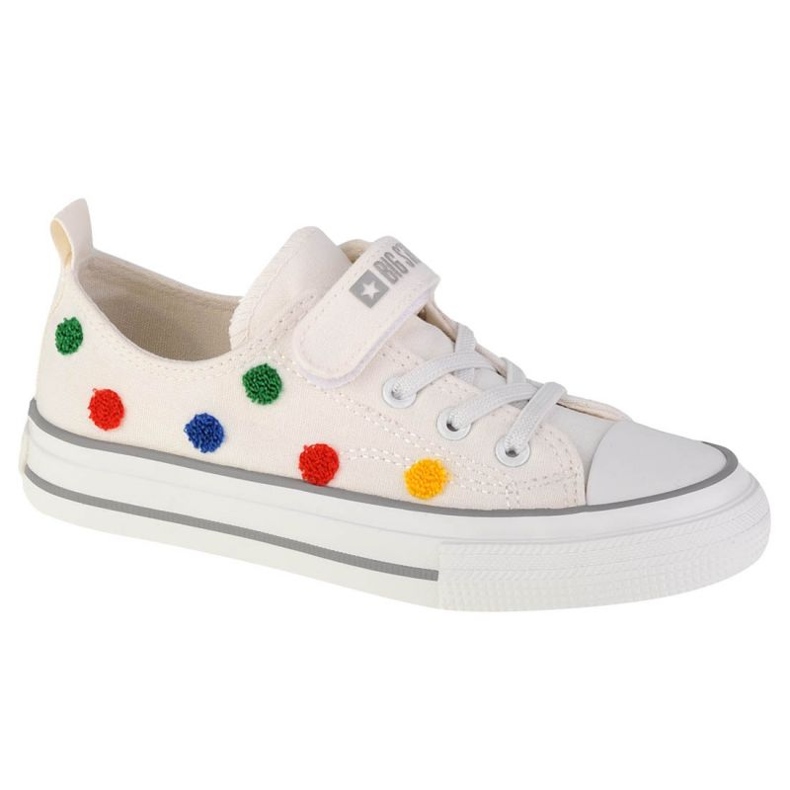 Dječje tenisice s čičkom Big Star JJ374053 Bijele bijela 2