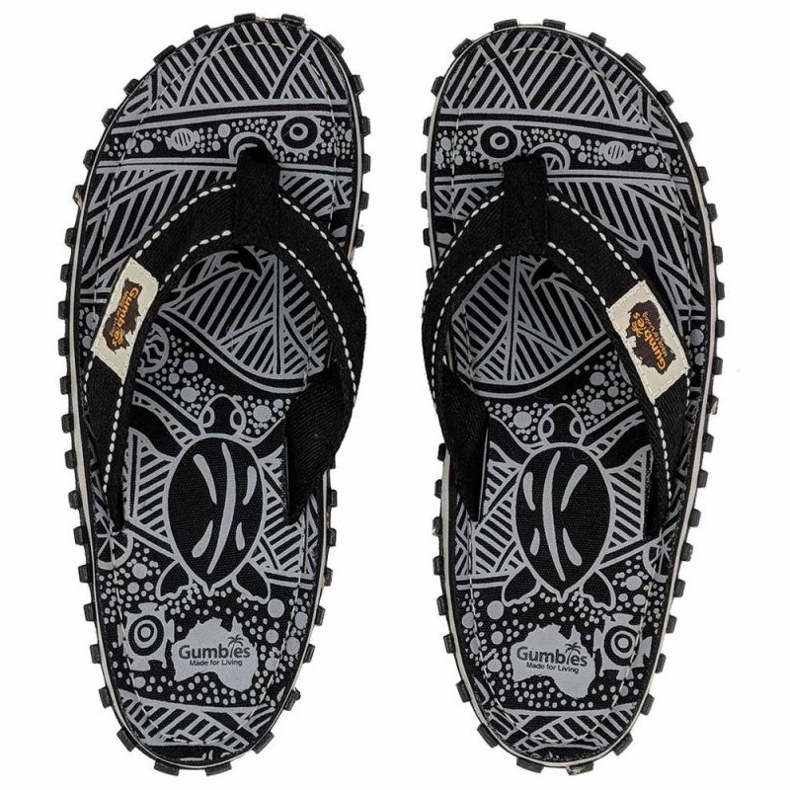 Gumbies Islander japanke G-IS-UNI-BLSIG crno 1