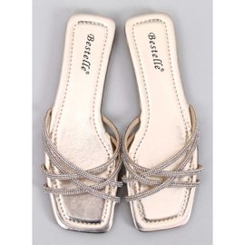 Rexha zlatne papuče od cirkonija zlatna 1