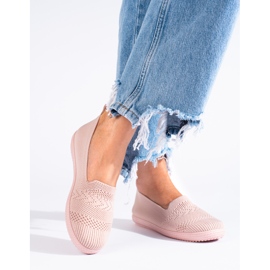 Ženske tekstilne slip on tenisice Shelovet pink slip on ružičasta 1