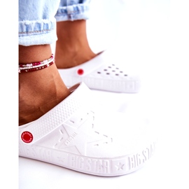 Lagane ženske papuče Kroks Big Star II275003 Bijele bijela 3