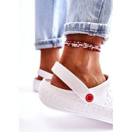 Lagane ženske papuče Kroks Big Star II275003 Bijele bijela 5