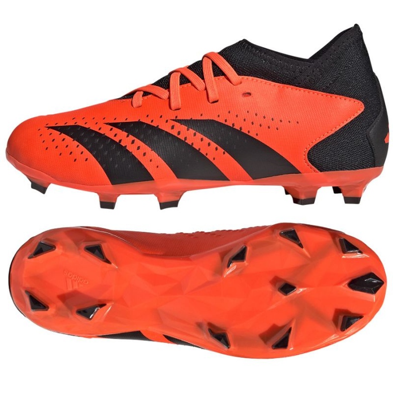 Adidas Predator Accuracy.3 Fg Jr GW4608 tenisice za nogomet narančasta narančaste i crvene 1