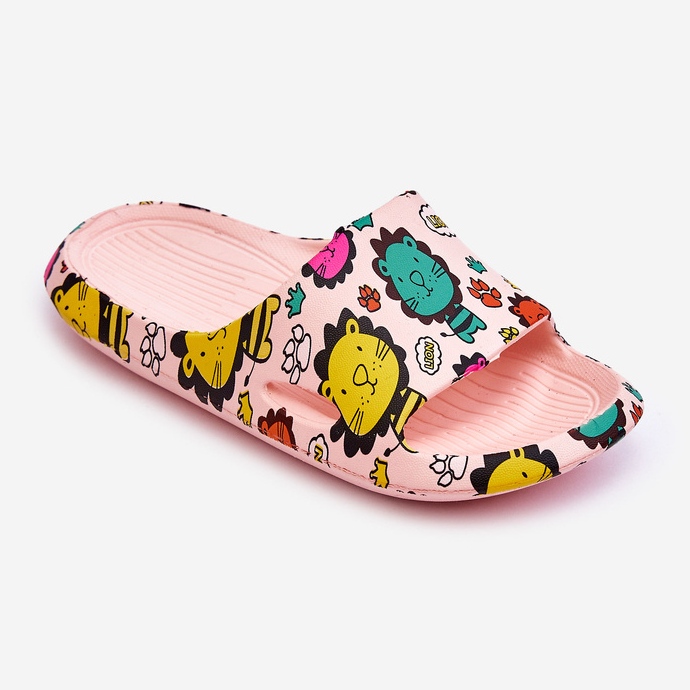 WJ1 Dječje lagane pjenaste papuče s motivom lava Pink Esther ružičasta 2