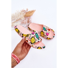 WJ1 Dječje lagane pjenaste papuče s motivom lava Pink Esther ružičasta 1