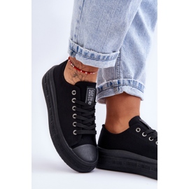 Ženske tenisice s platformom Big Star LL274A176 crne crna 2