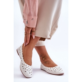 PE1 Ažurna sjajna balerina ženska bijela Visionary 1