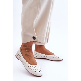 PE1 Ažurna sjajna balerina ženska bijela Visionary 2