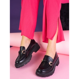 Crne Shelovet ženske mokasine od ekološke kože crna 1