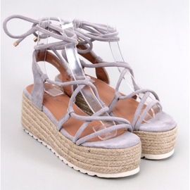 Renau sive espadrile sandale s platformom siva 1