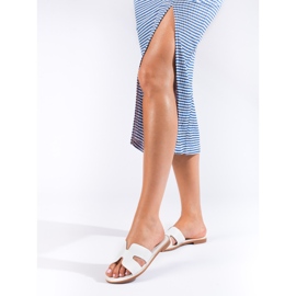 Shelovet bijeli klasični ravni tobogani bijela 1