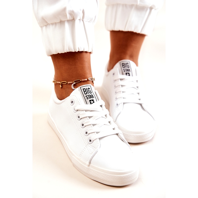 Kožne tenisice Big Star JJ274311 Bijele bijela 6