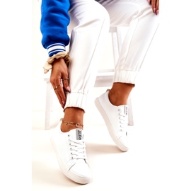 Kožne tenisice Big Star JJ274311 Bijele bijela 5