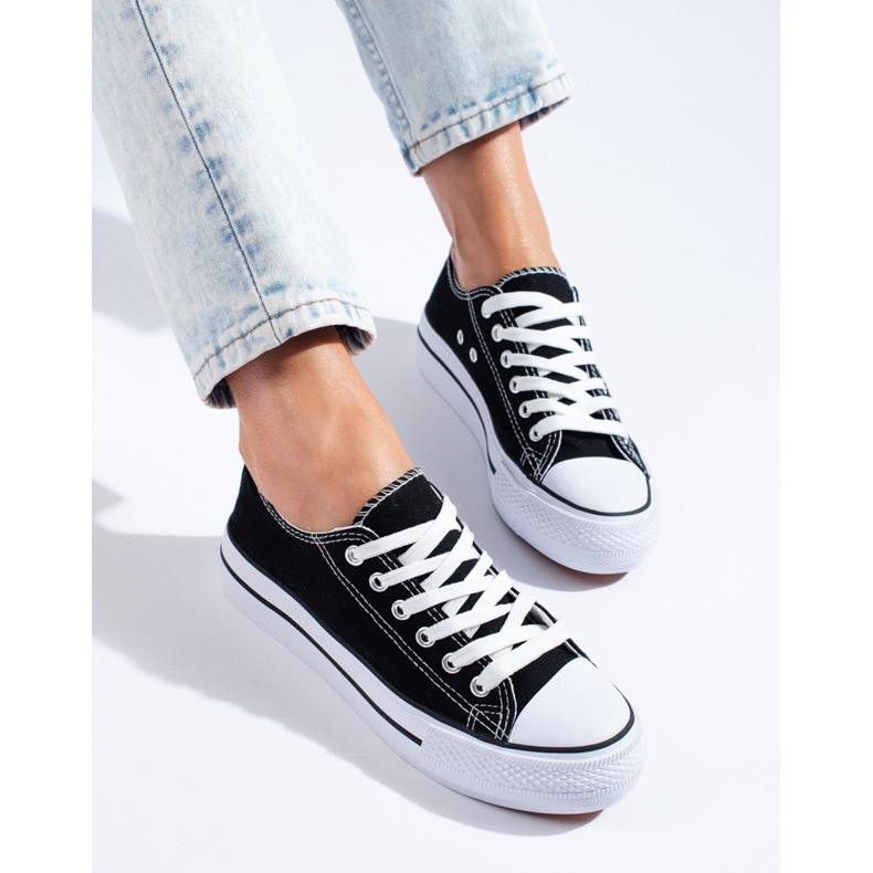 Ženske crne tenisice Shelovet crno 1