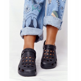 Flameshoes Ženske papuče od crne pjene eva crno 4