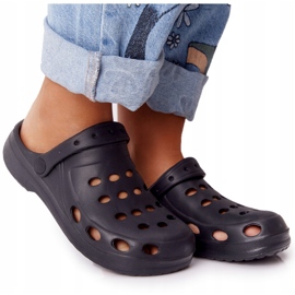 Flameshoes Ženske papuče od crne pjene eva crno crna 5