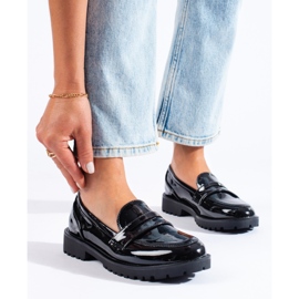 Ženske crne lakirane cipele Shelovet crna 1