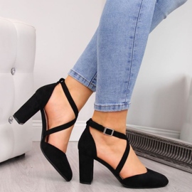 Sandale na post Sergio Leone W SK248A crne crna 1