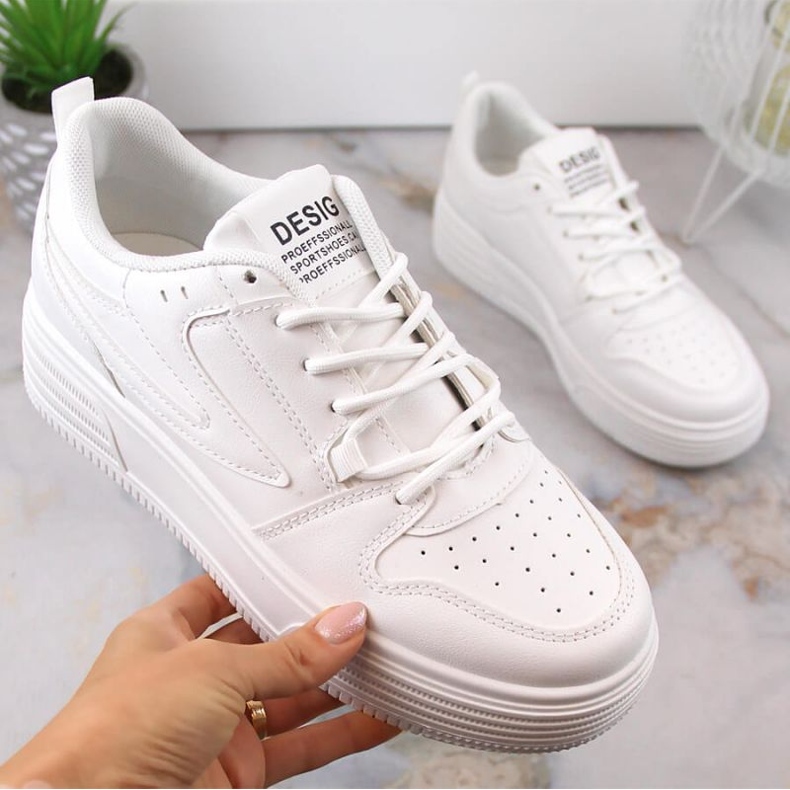 Vinceza W JAN231 bijele sportske cipele na platformu bijela 1