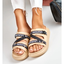 Elegantne bež papuče iz La.Fi 1