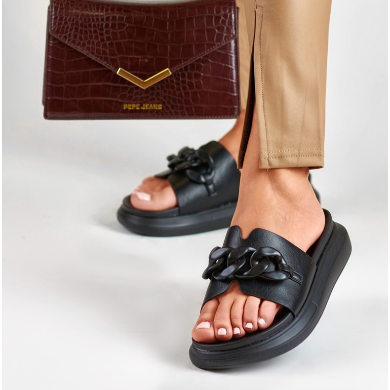 La.Fi Crne japanke s lancem crno 1