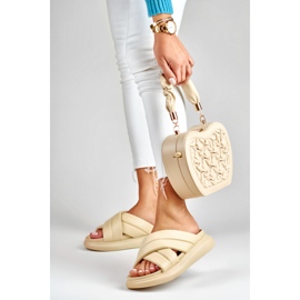 La.Fi Klasične bež papuče 2