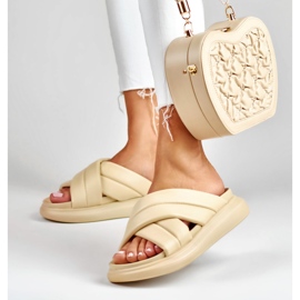 La.Fi Klasične bež papuče 1