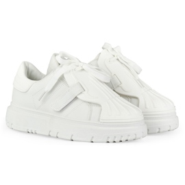 Modne bijele ženske sportske cipele bijela 1