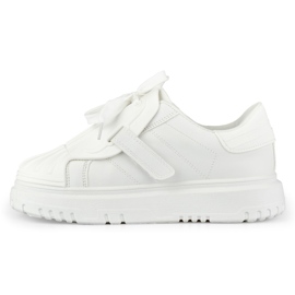 Modne bijele ženske sportske cipele bijela 2