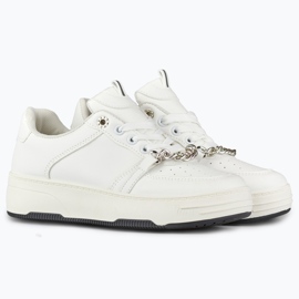 Bijele sportske cipele s lancem bijela 2