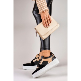 Modne ženske crne sportske cipele crna 2