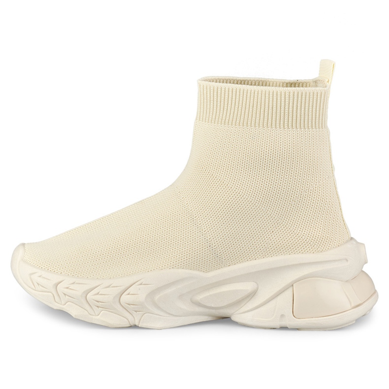 Visoke bež ženske natikače 2